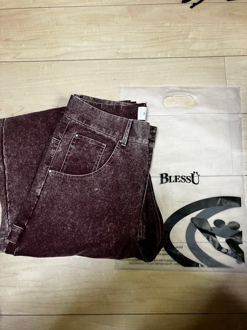BlessU カーゴパンツ ワインレッド M
