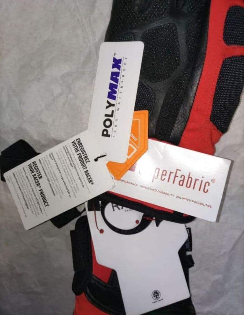 a 新品タグ付き RACER レーサー レーシング グラブ サイズ L