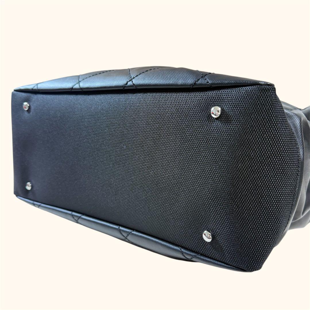 【正規品】CHANEL VINTAGE シャネル パリビアリッツ トート GM黒