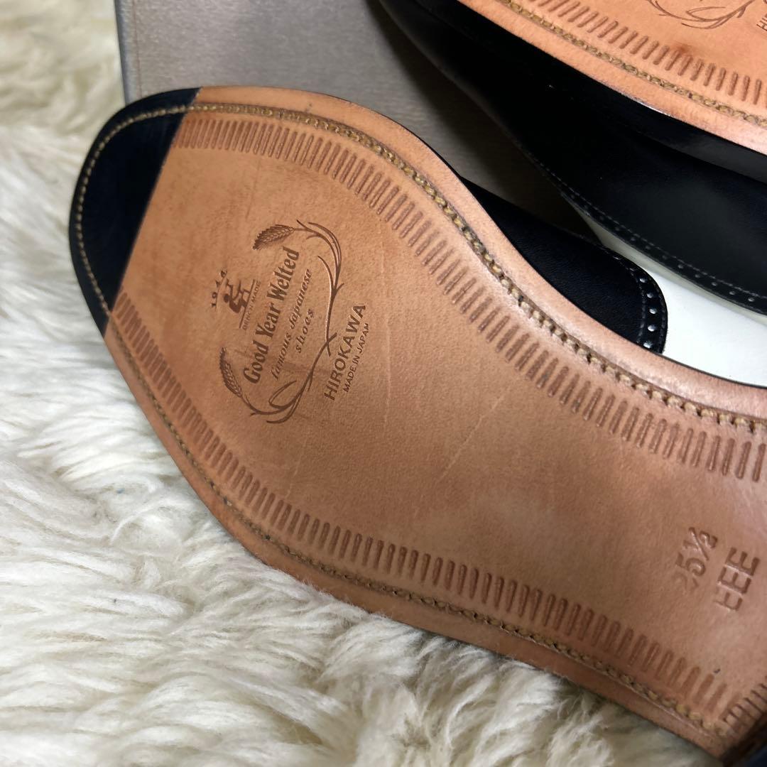 新品未使用　スコッチグレイン バイカラー ウイングチップ 白 黒　25.5