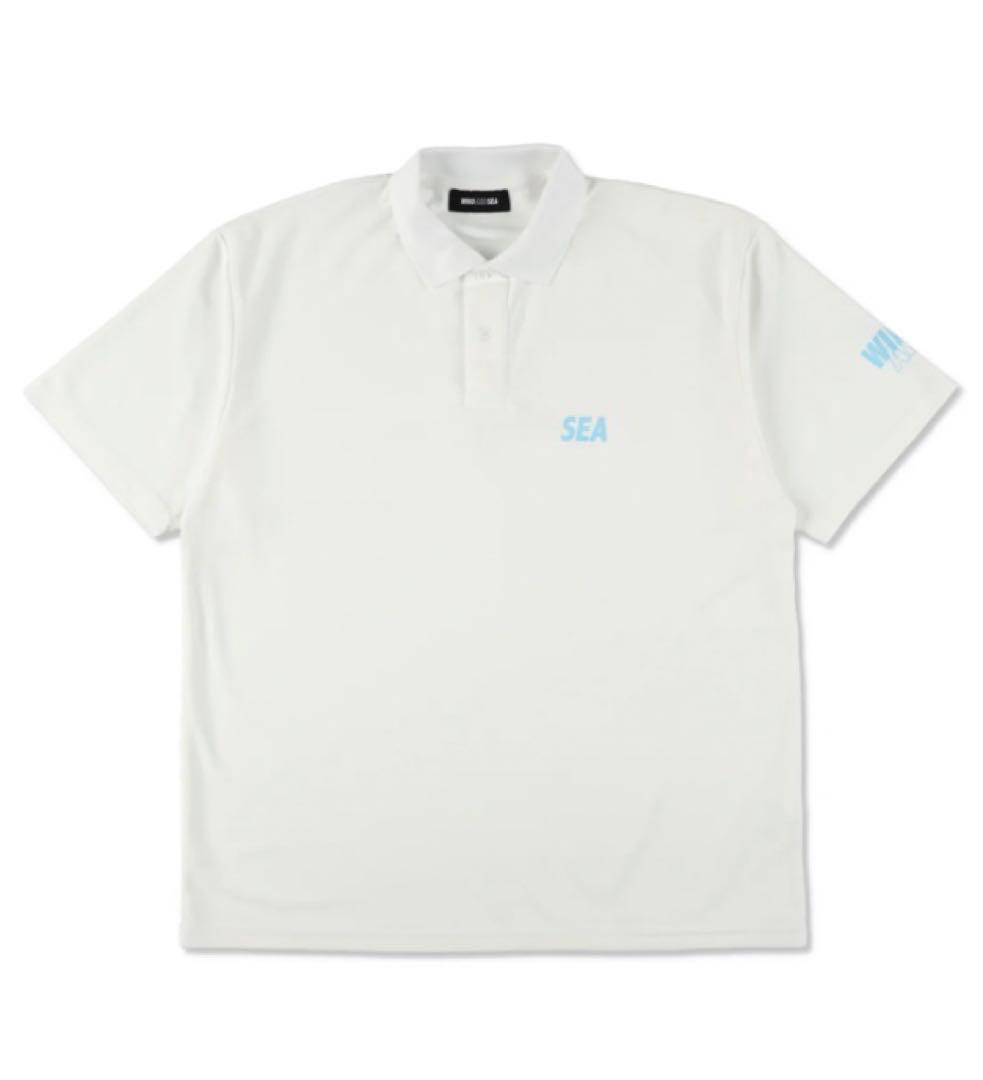 WIND AND SEA ポロシャツ 白 ホワイト L