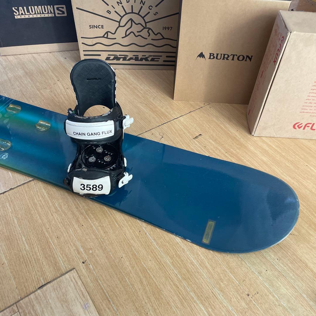 BURTON×FLUX　バートン　フラックスバインディング付　スノーボードセット