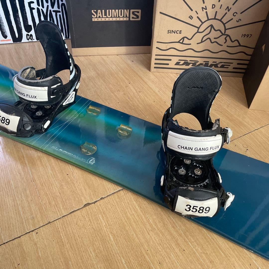 BURTON×FLUX　バートン　フラックスバインディング付　スノーボードセット