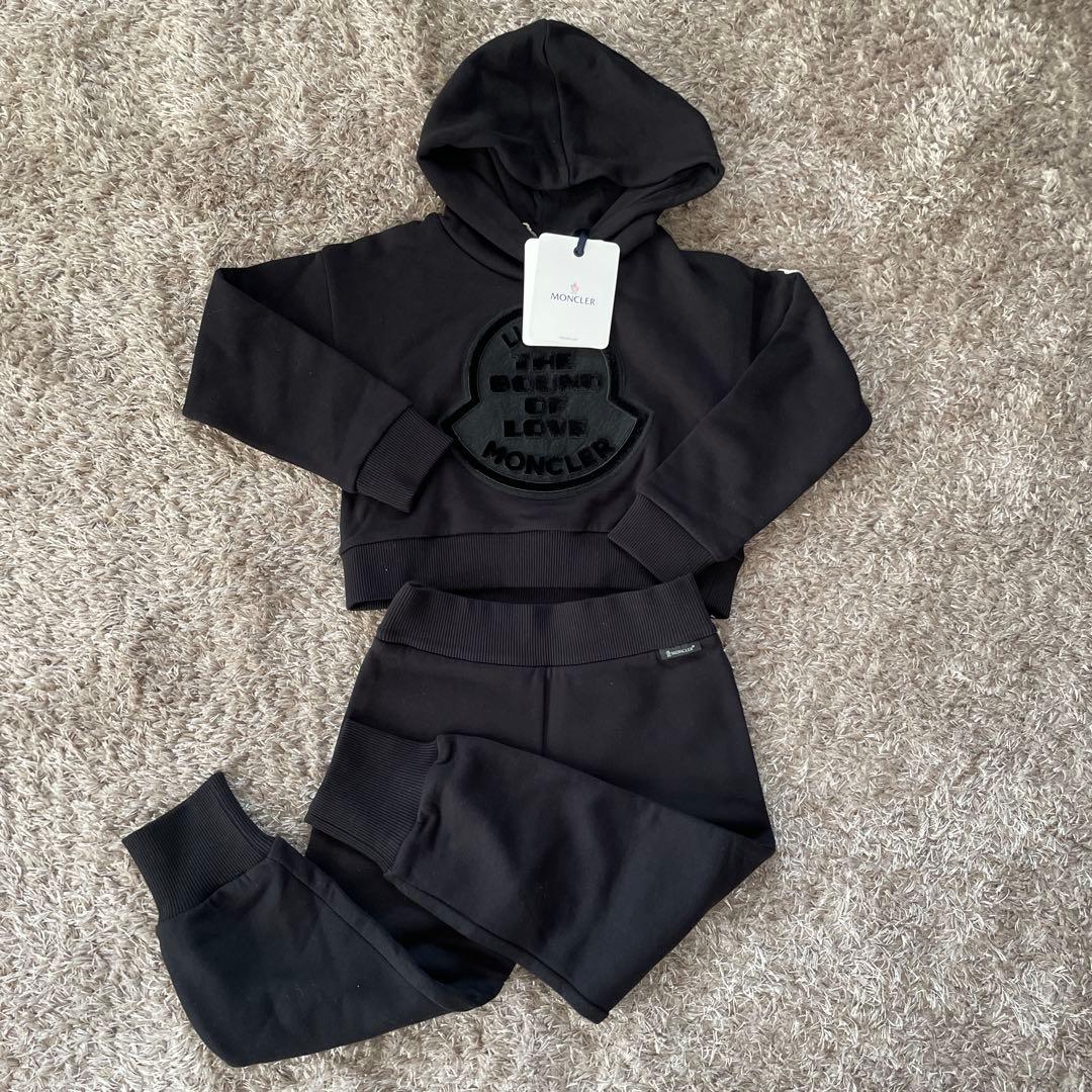 モンクレール　裏起毛スウェット　セットアップ　フード付きパーカー