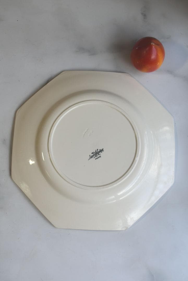 サルグミンヌ　オクトゴナル大皿（30㎝）フランスアンティーク