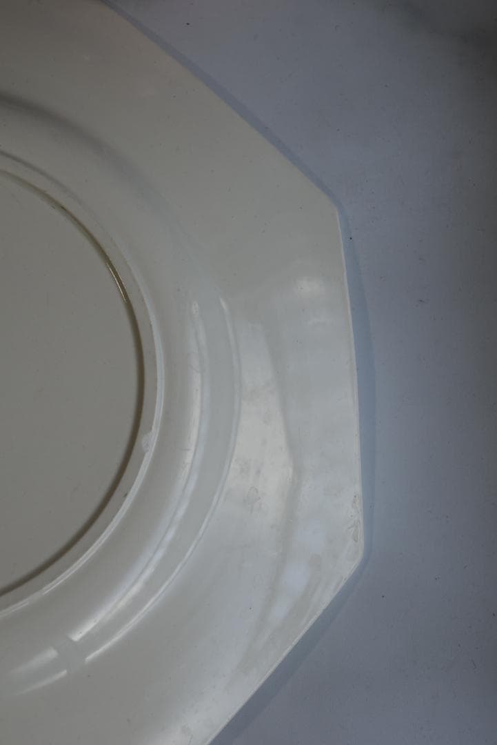 サルグミンヌ　オクトゴナル大皿（30㎝）フランスアンティーク