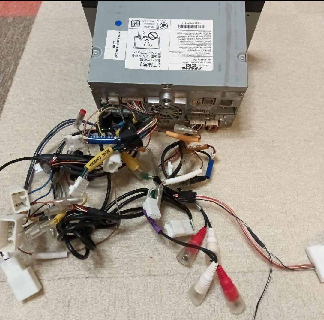 ハリアー 60 後期 EX10Z-HA2 アルパイン ナビ BIGX 10インチ