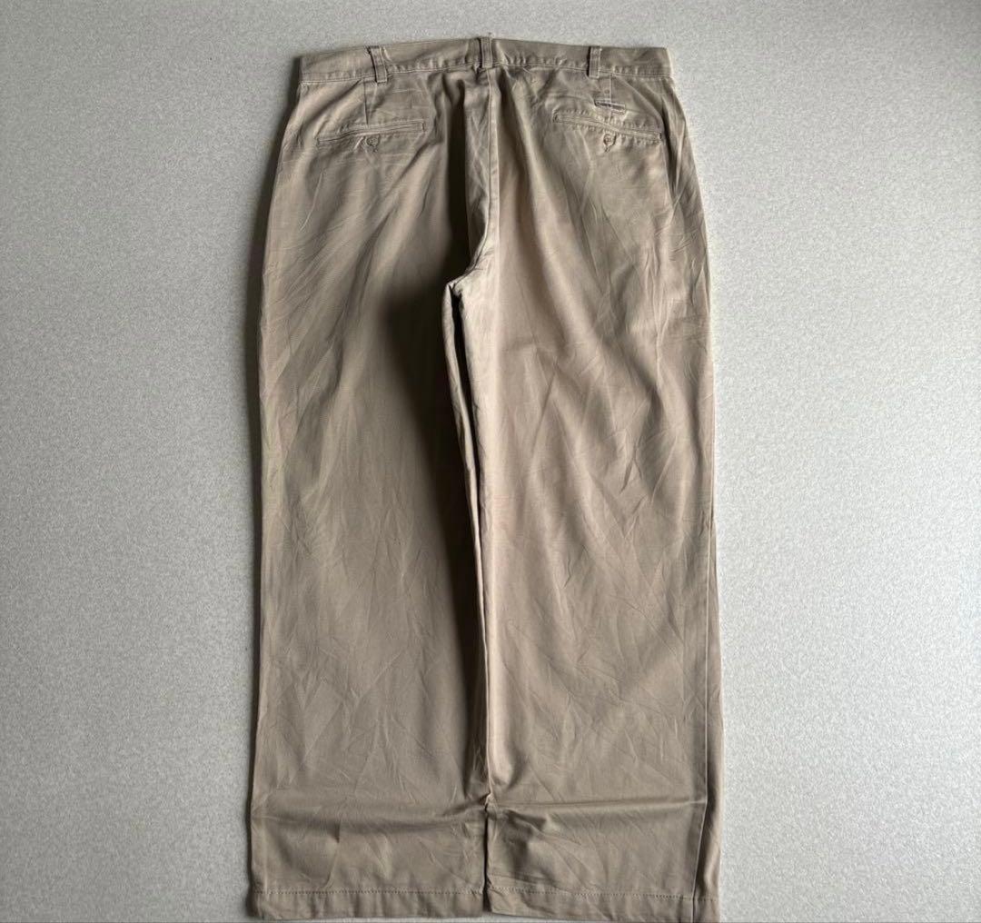 (古着)90〜00s polo ralph lauren ワイドチノ パンツ