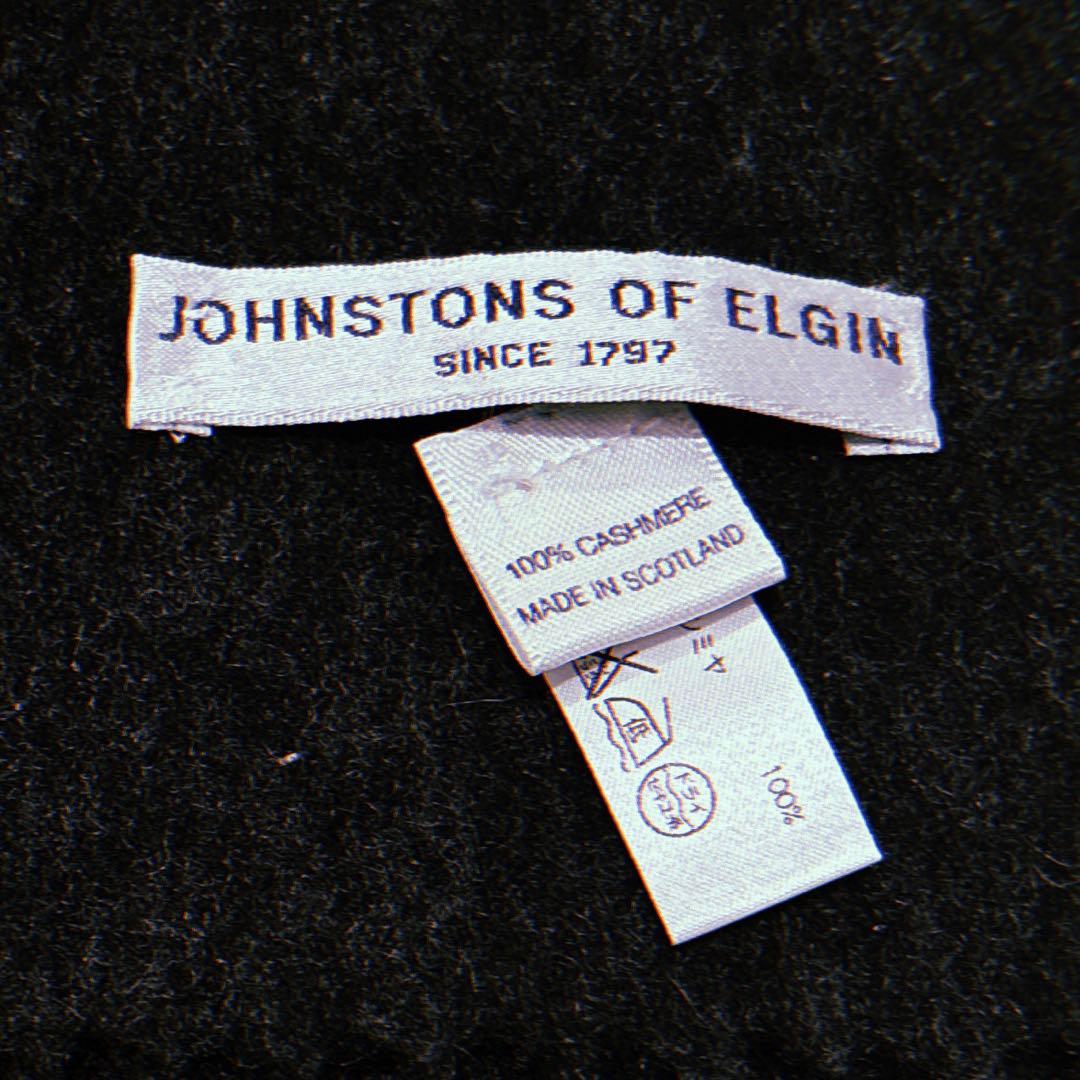 Johnstons of Elgin カシミヤ100% マフラー ジョンストン