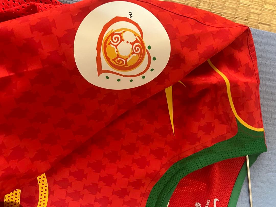 ポルトガル代表ロナウド選手2004ユーロ決勝ユニフォーム　トータル90 NIKE