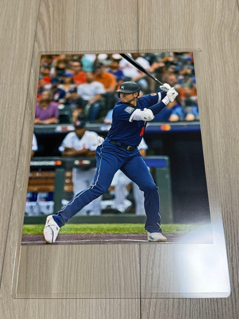 ひ*ん様 大谷翔平 直筆サイン入り　2021年 初の二刀流オールスター　記念ベー