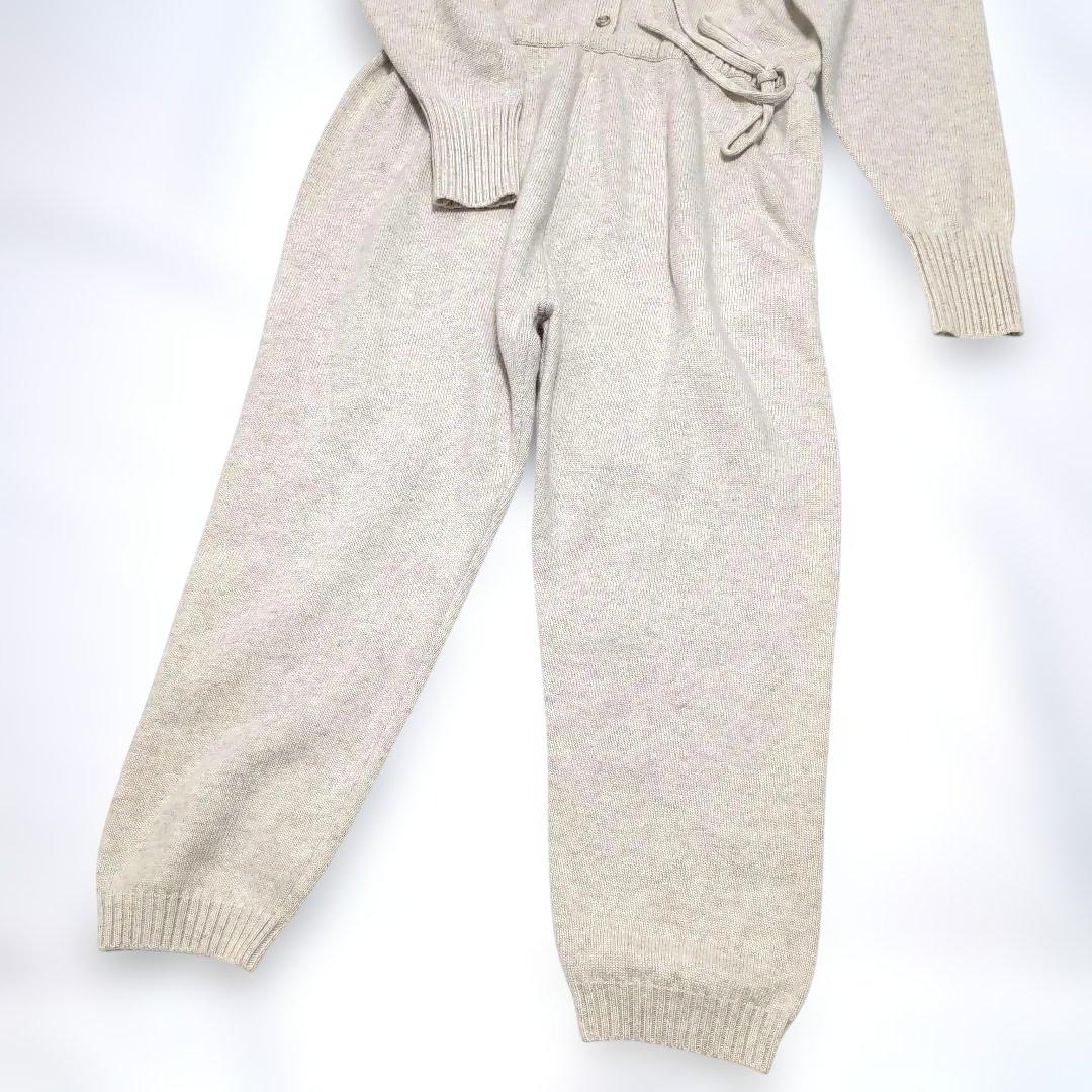 ⑫ETRE　エトレトウキョウ　Vネックニットオールインワン　つなぎ　長袖ズボン