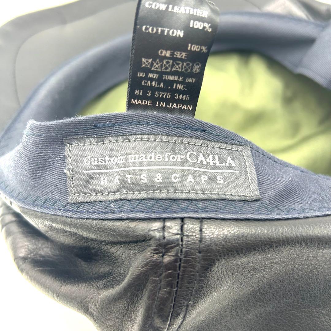 ★激レア★【新品同様】KNOX CA4LA キャスケット レザーハンチング帽