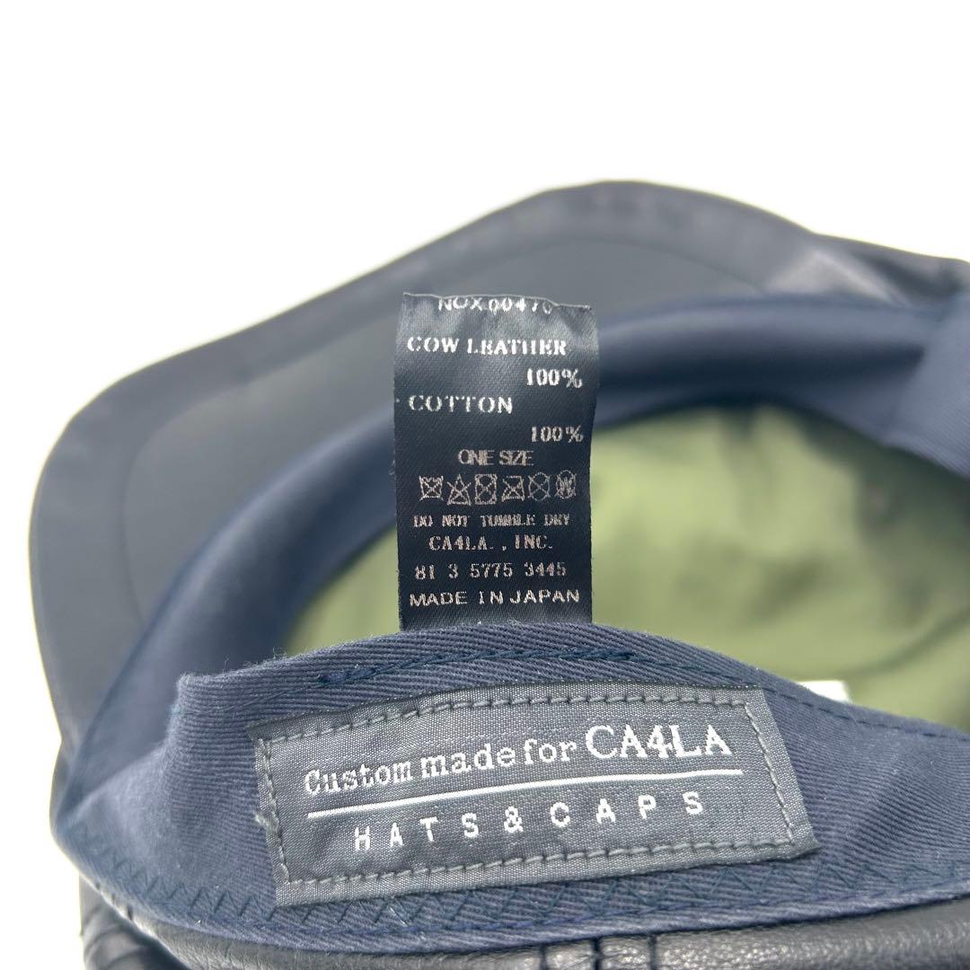 ★激レア★【新品同様】KNOX CA4LA キャスケット レザーハンチング帽