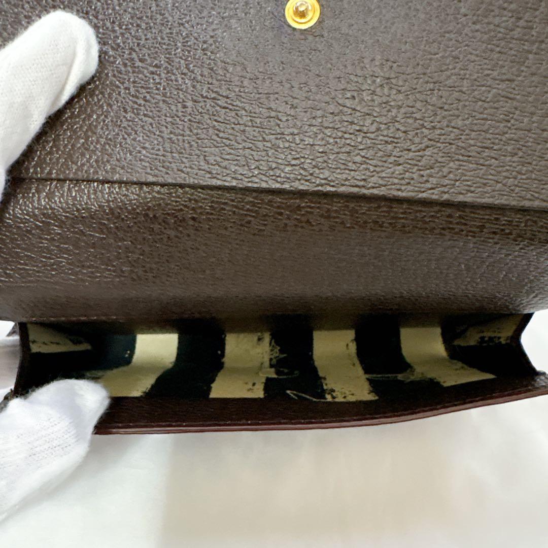 ヴィヴィアンウエストウッド ショルダーウォレット オーブ ブラウン レザー