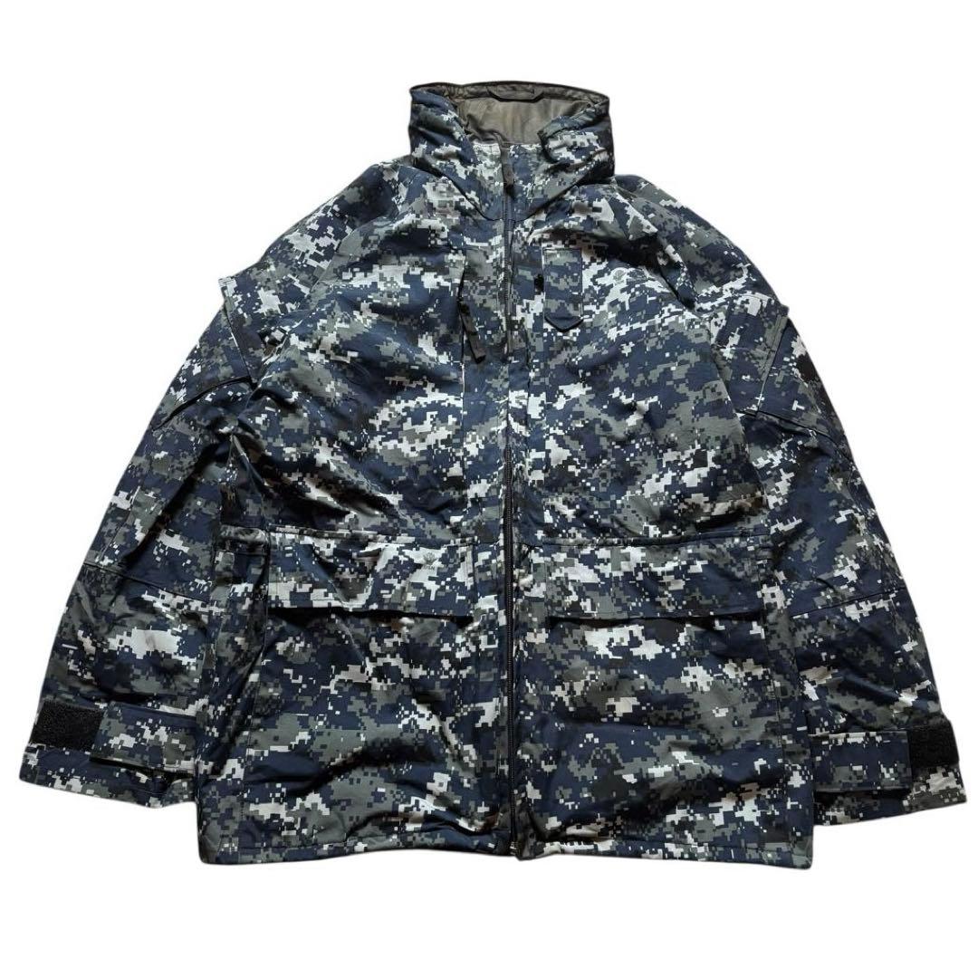1*k様 【実物】US NAVY デジタルカモ 迷彩 ゴアテックス ジャケット