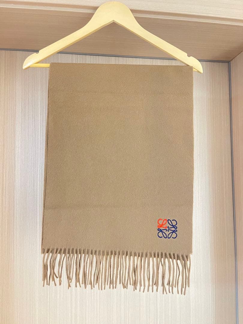 専用！楽一番公式アカウント07！LOEWE カシミヤベージュ マフラー