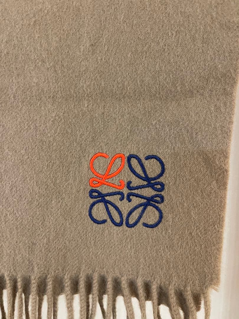 専用！楽一番公式アカウント07！LOEWE カシミヤベージュ マフラー