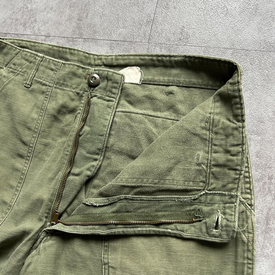 70s アメリカ軍 OG107 ベイカーパンツ 34×29