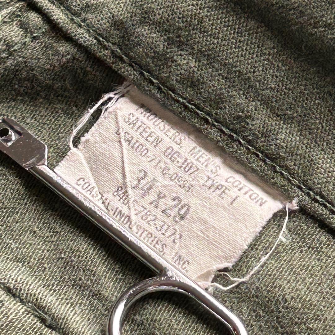 70s アメリカ軍 OG107 ベイカーパンツ 34×29