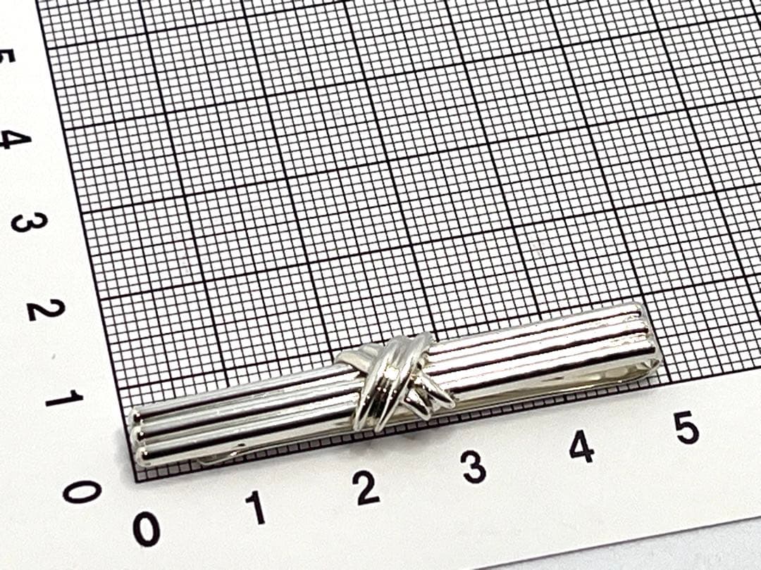 c723 美品　ティファニー　1992 シグネチャー　ネクタイピン　925