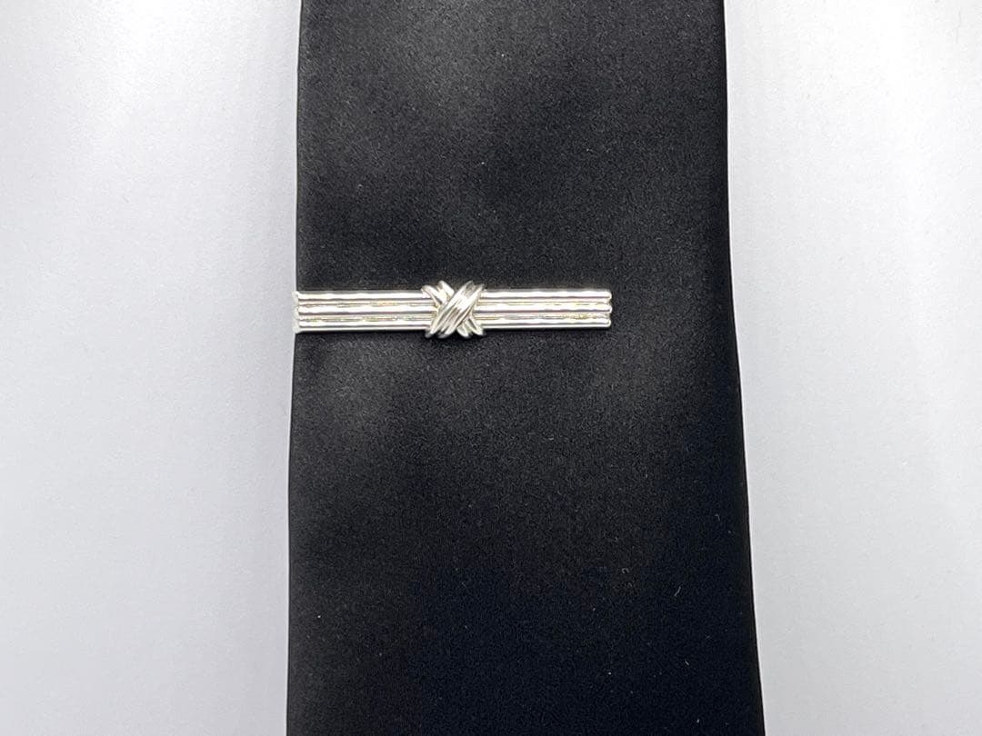 c723 美品　ティファニー　1992 シグネチャー　ネクタイピン　925