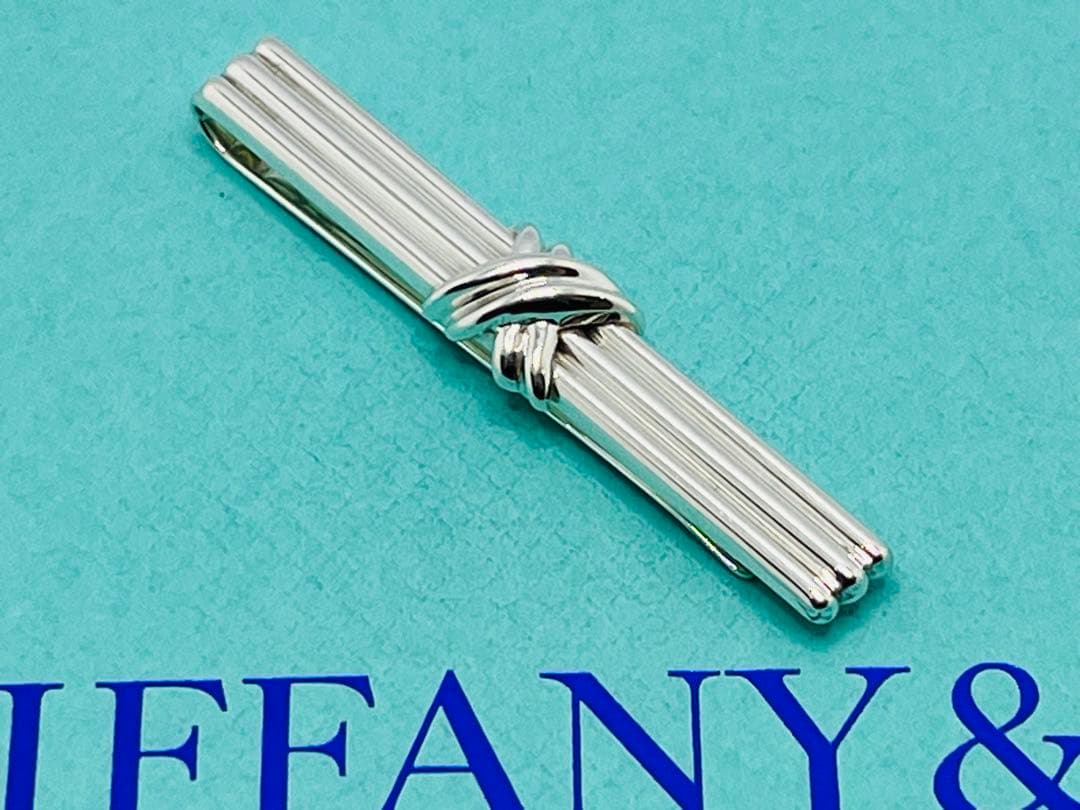 c723 美品　ティファニー　1992 シグネチャー　ネクタイピン　925