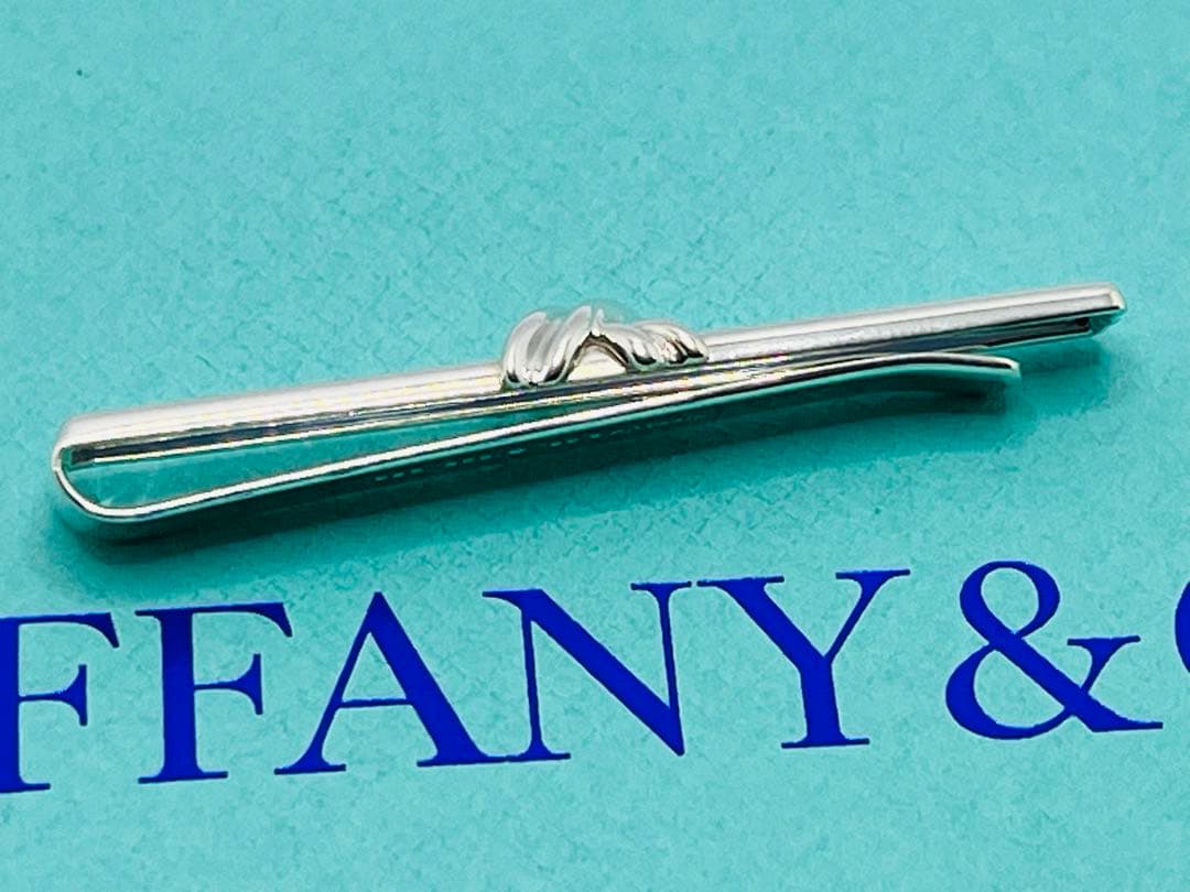 c723 美品　ティファニー　1992 シグネチャー　ネクタイピン　925