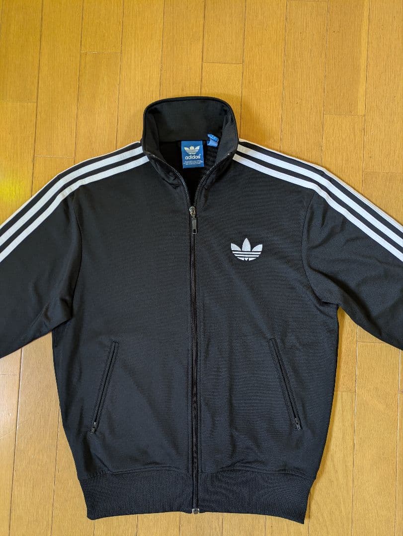アディダス　刺繍　トレフォイルロゴ　ファイヤーバード　トラックジャケット