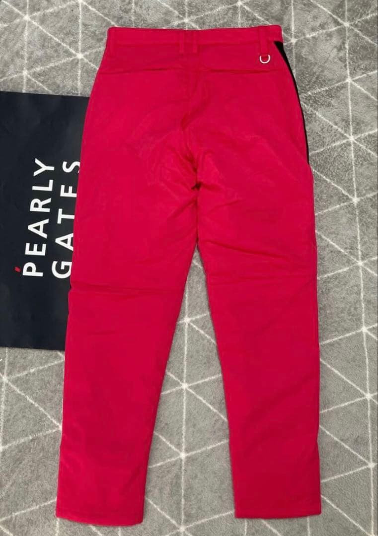 新品 パーリーゲイツ ジャックバニー PEスムース 中綿パンツ(5)L/ピンク