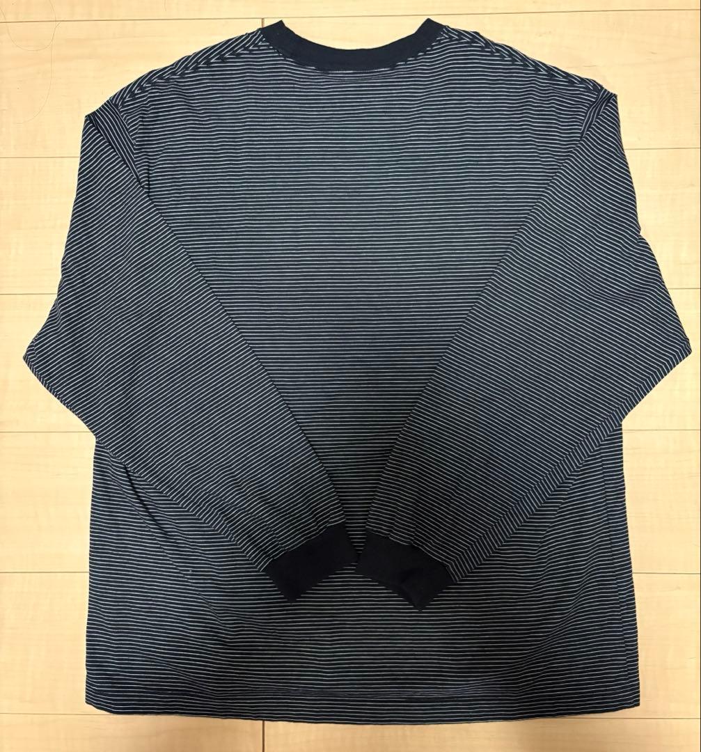 ENNOY エンノイ L/S Border T-Shirts ロンT ブラックL