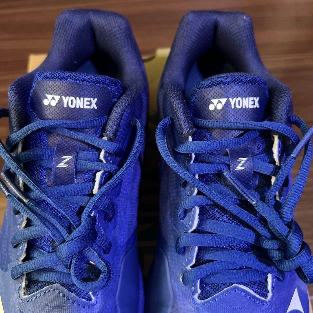 YONEX パワークッション エアラスZ ワイド 23.0 ネイビー