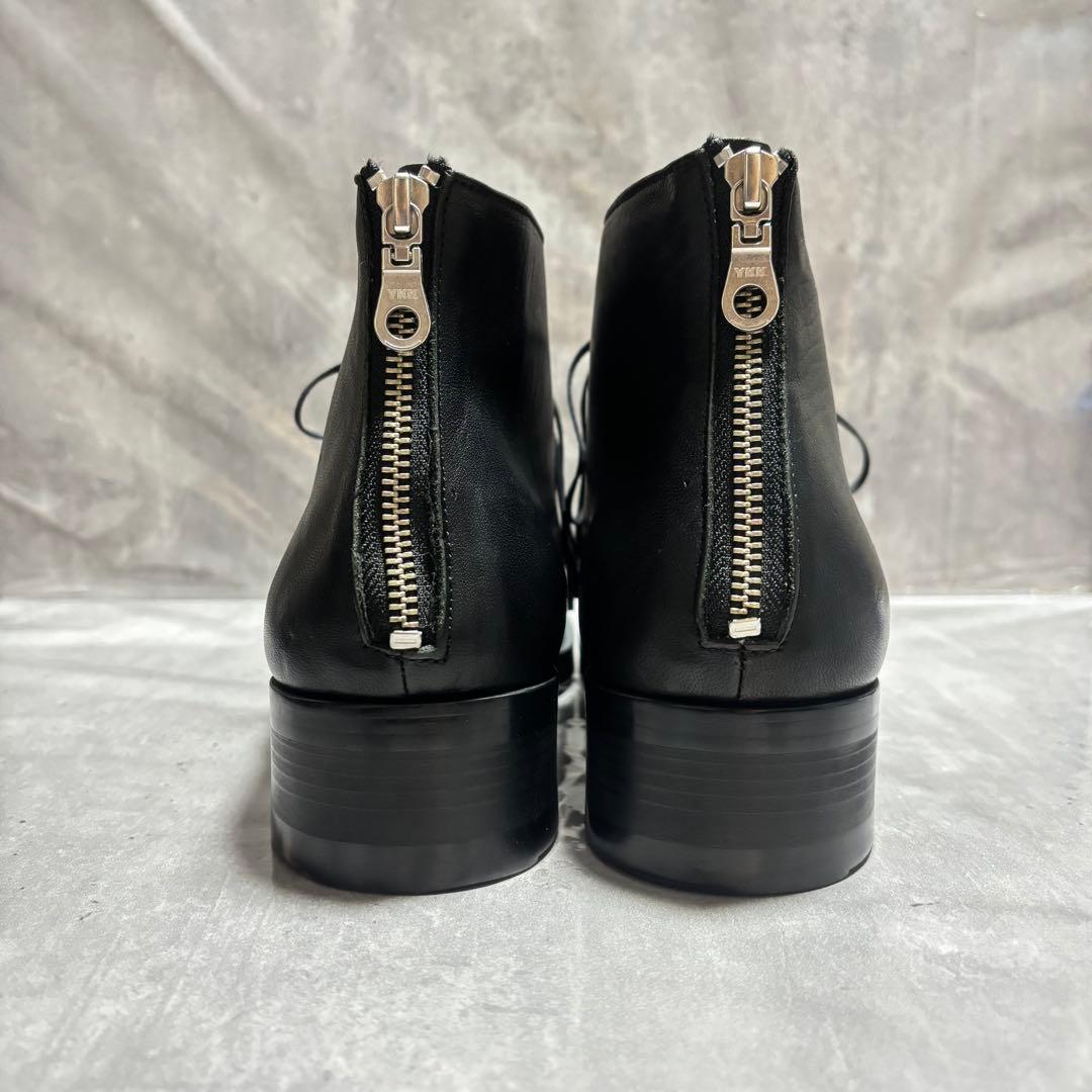 IRU 6ホール バックジップ チャッカブーツ ホースレザー