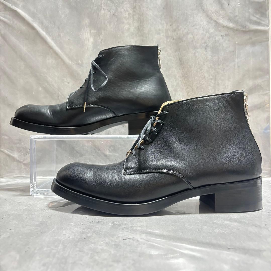 IRU 6ホール バックジップ チャッカブーツ ホースレザー