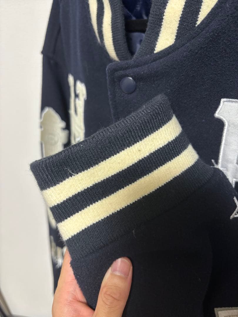 HUF 20周年 スタジャン フルデコスタジャン 刺繍ロゴ デカロゴ XL