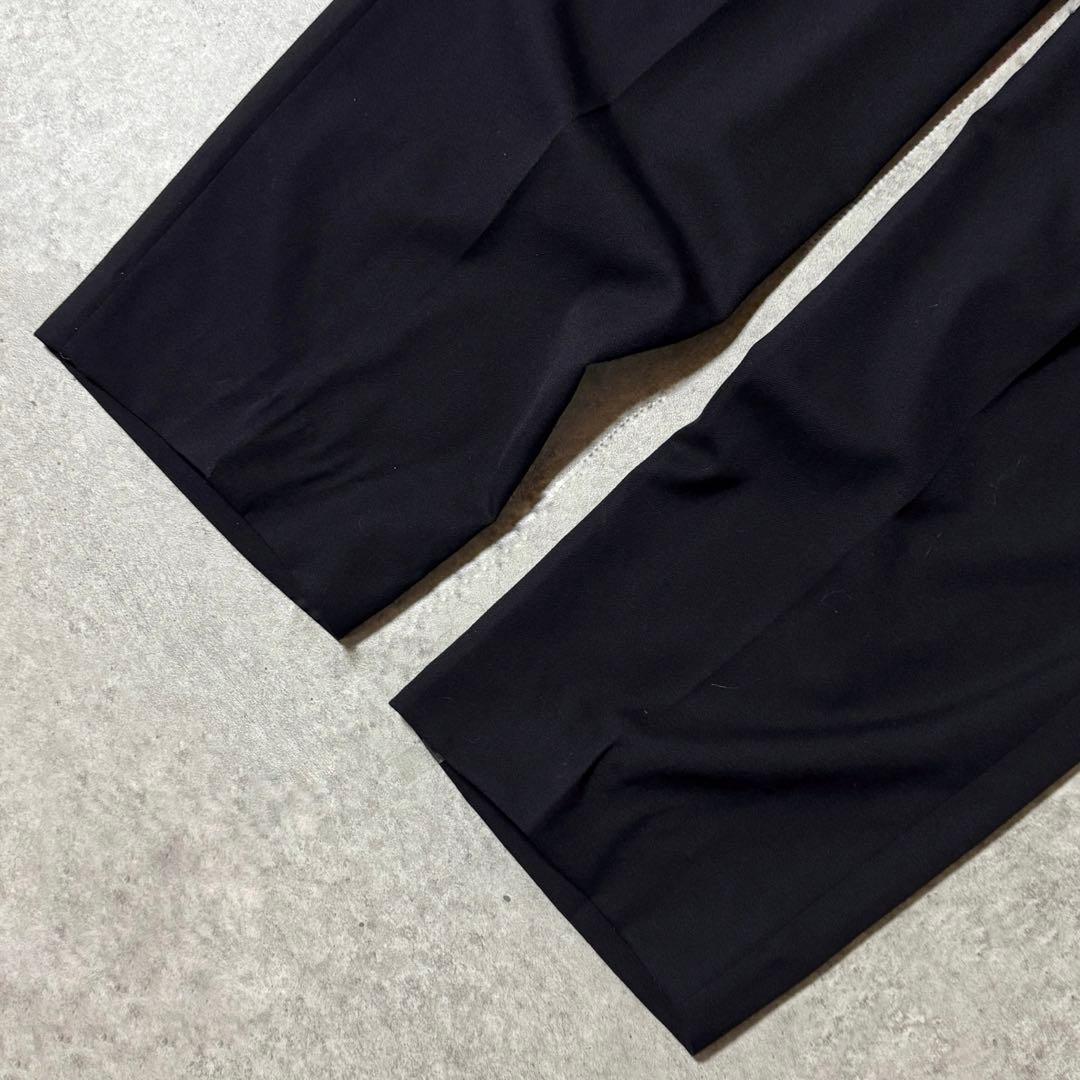 70s 80s VINTAGE スリータックワイドスラックス TALONジップ