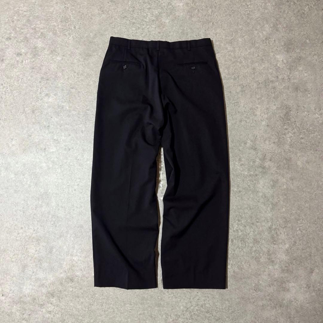 70s 80s VINTAGE スリータックワイドスラックス TALONジップ