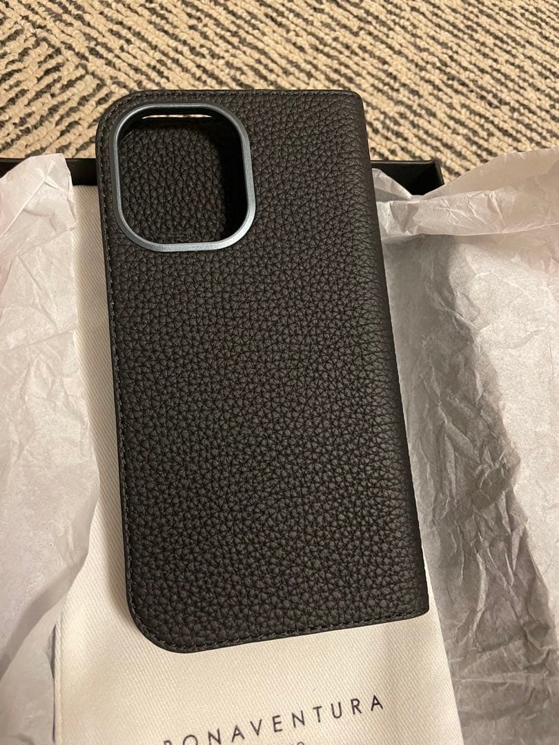 BONAVENTURA 手帳型ケース ブラック iPhone16