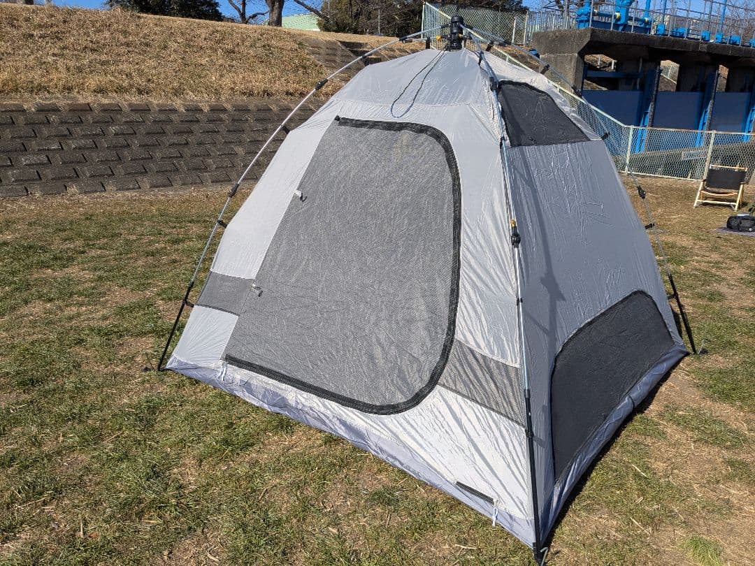 【美品】DOD　ザ・ワンタッチテントM　T3-673-KH　カーキ