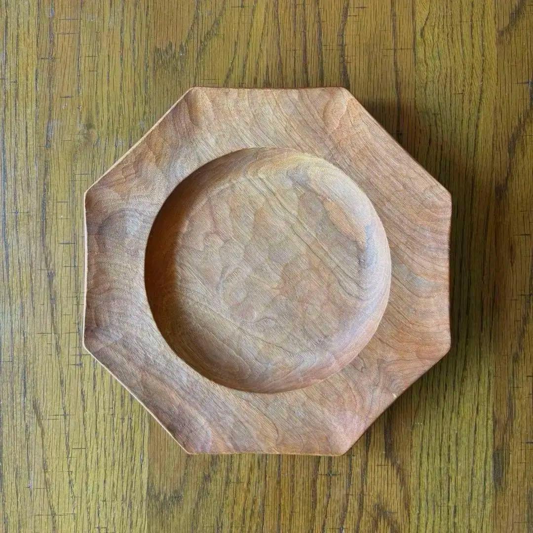 cogu 木のオクトゴナルプレート　22cm