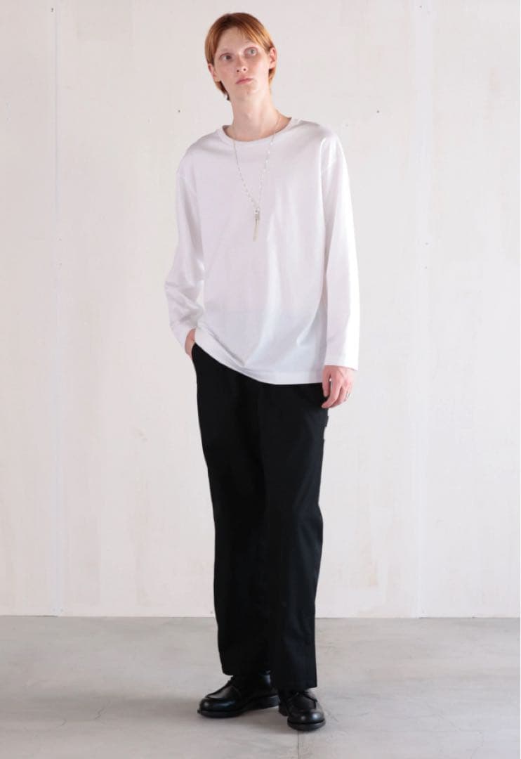 MB ULTIMATE FABRICシーアイランドコットンロンT 白Sサイズ