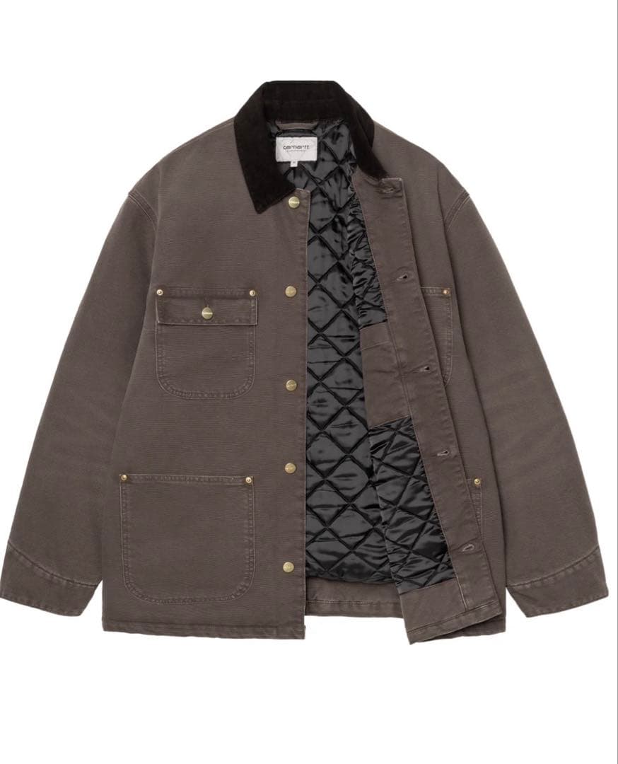 ジャケット・アウター carhartt wip og chorecoat tobacco s
