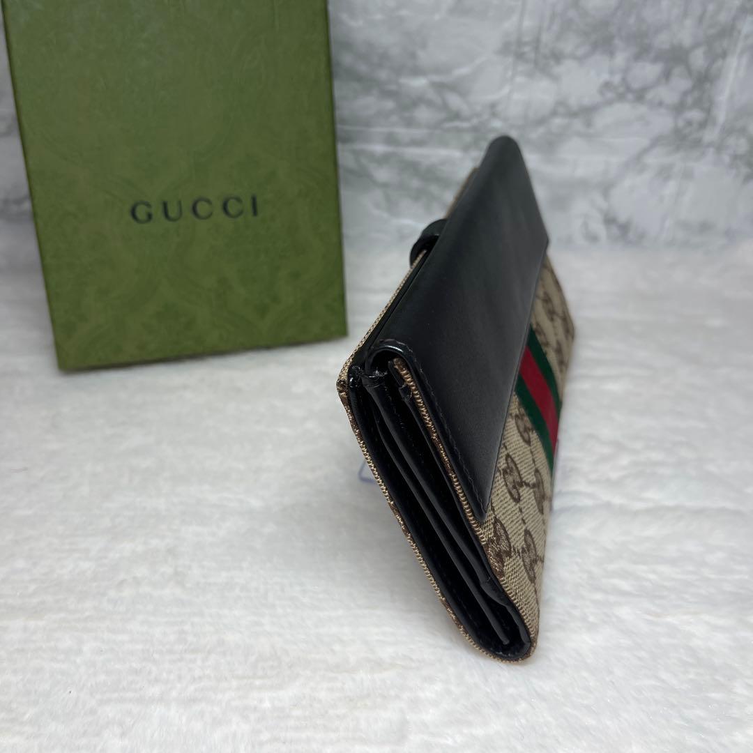 GUCCI GG キャンバス ジャッキー シェリーライン ウォレット