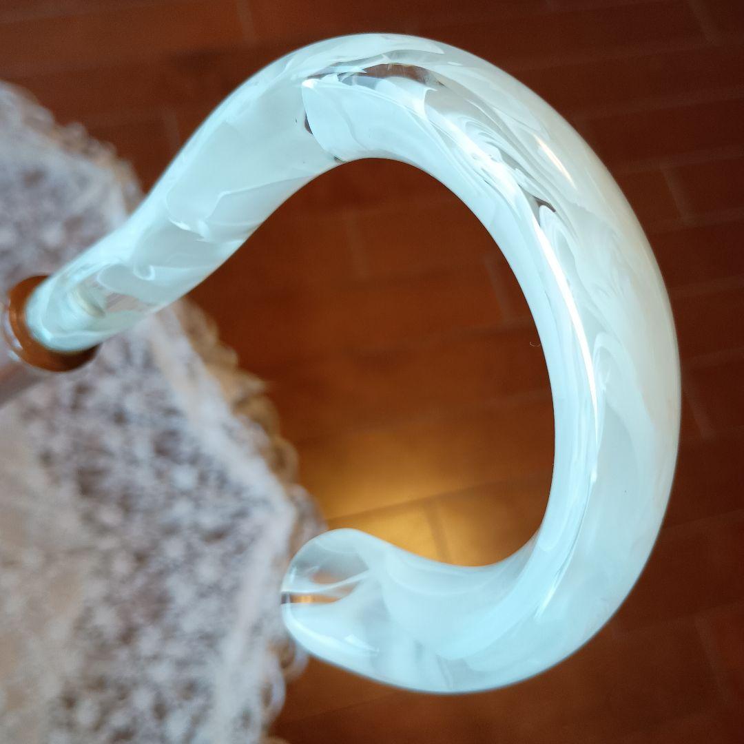 レース付きホワイト傘 八角形　ヴィクトリアンメイデン