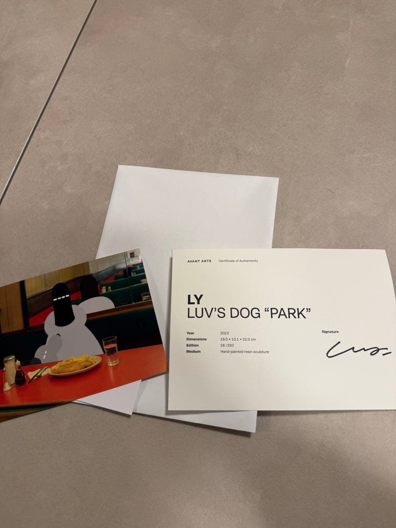 置物 ly painter luv's dog park sculpture