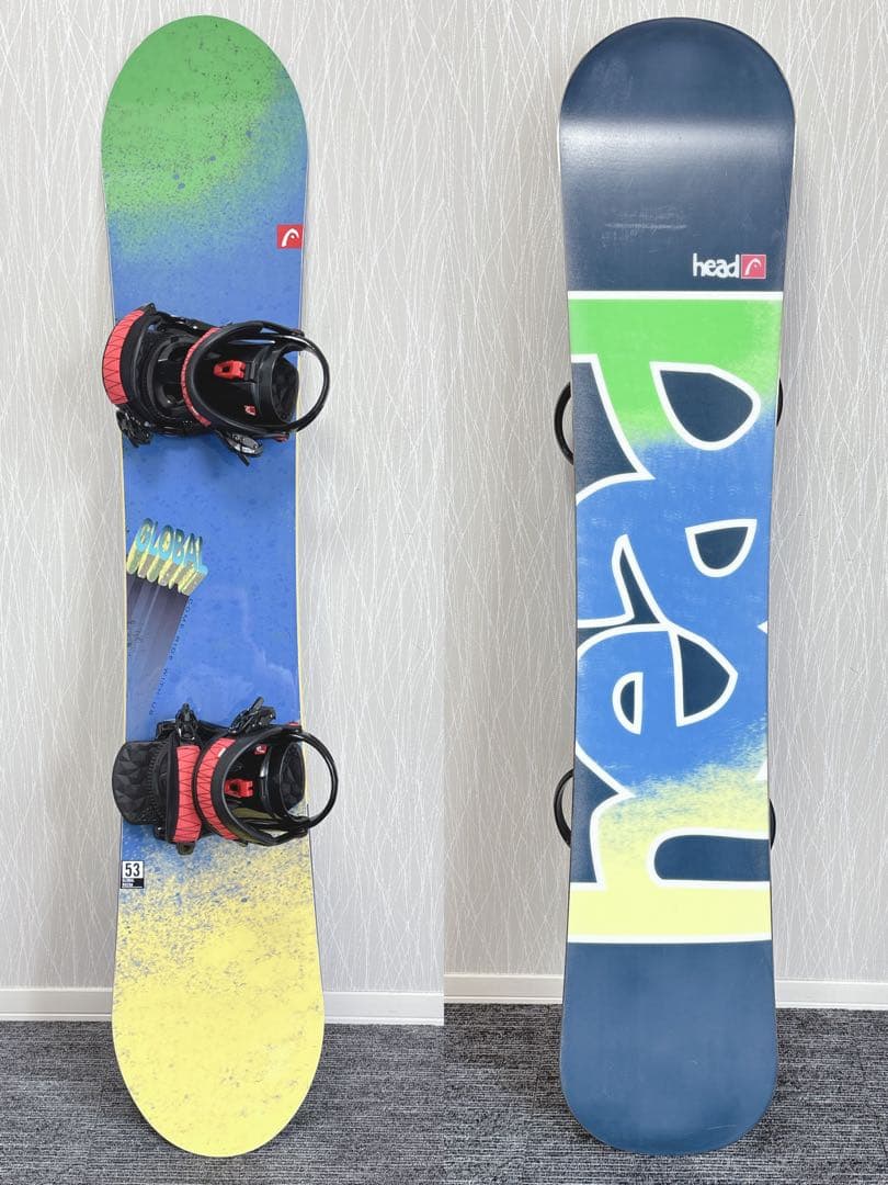 75美品❗️超豪華❗️HEAD メンズスノーボードセット★スノボ155cm+ビン付