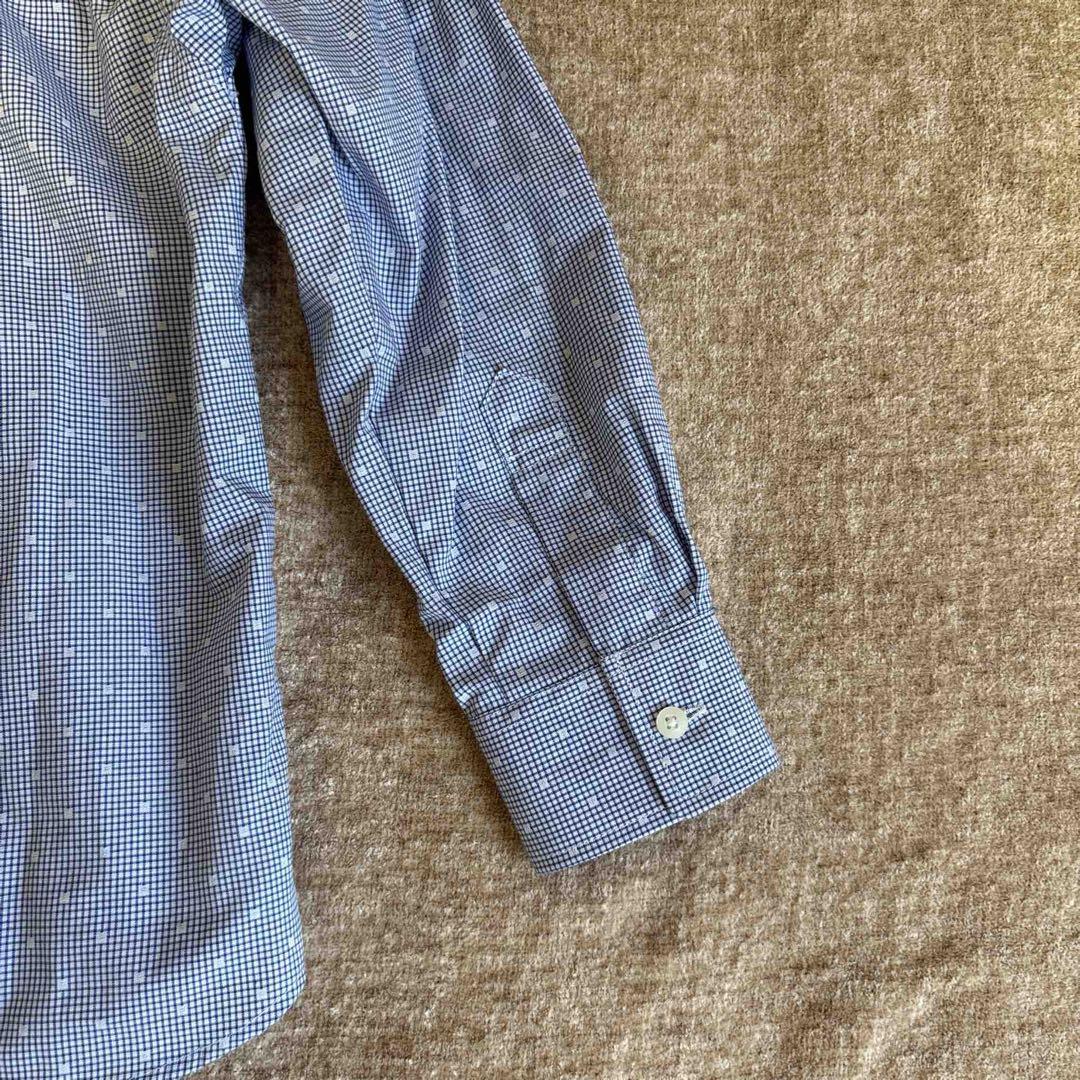 ネイビー チェック柄 男の子 ブレザーとハーフパンツ スーツセット 120cm