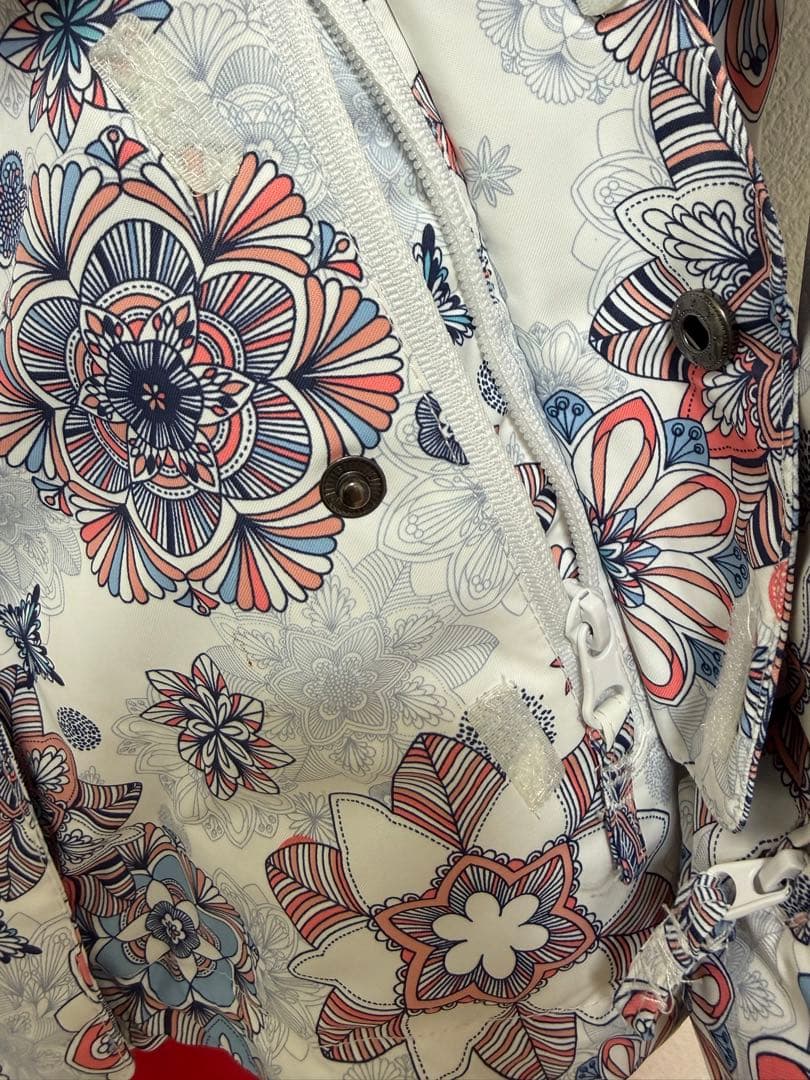 【Roxy】ロキシー　花柄スノーボードウェア　上下セット