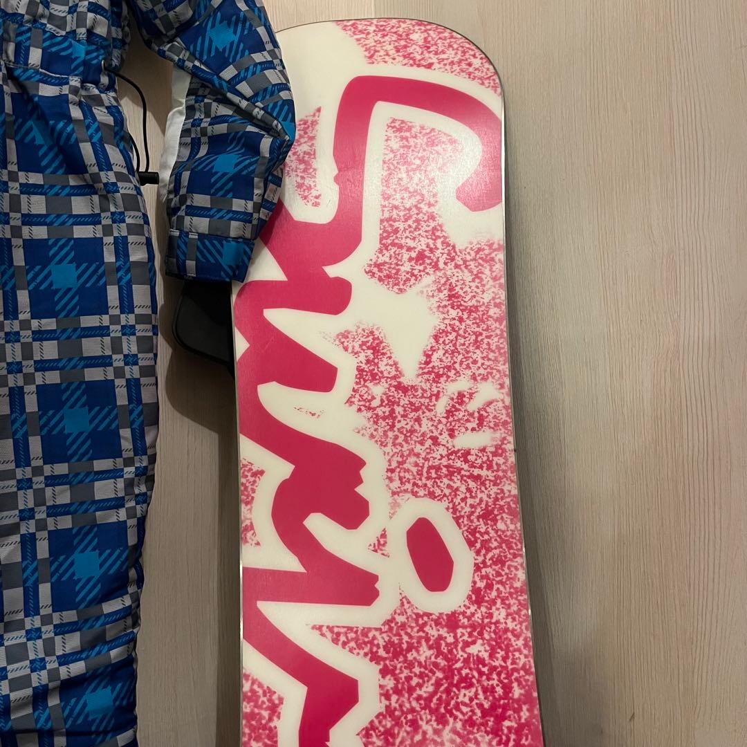 4点セット！ボード111cm&ブーツ21.5cm&ウェア120サイズ