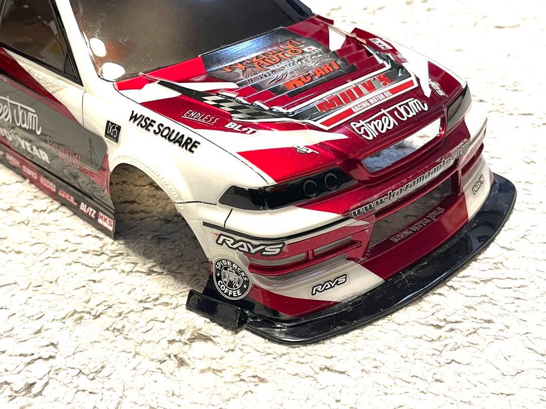 希少　ヨコモ製旧型100マークⅡ Kazama Auto バイナル仕様ボディ